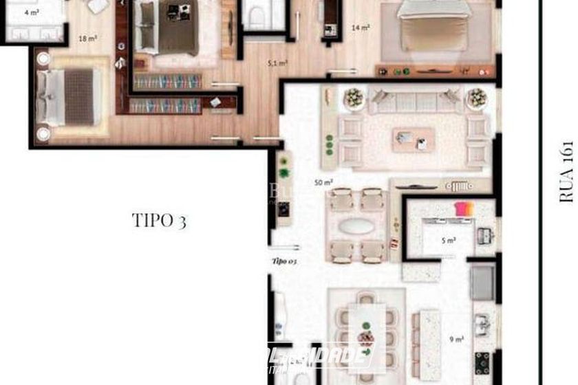 Apartamento &agrave; venda - Centro