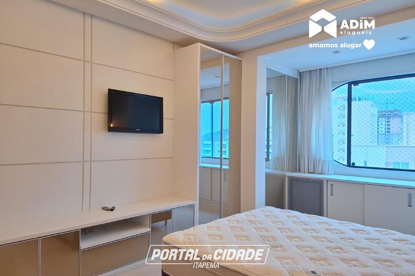 Apartamento para alugar - 172m&sup2; - Meia Praia