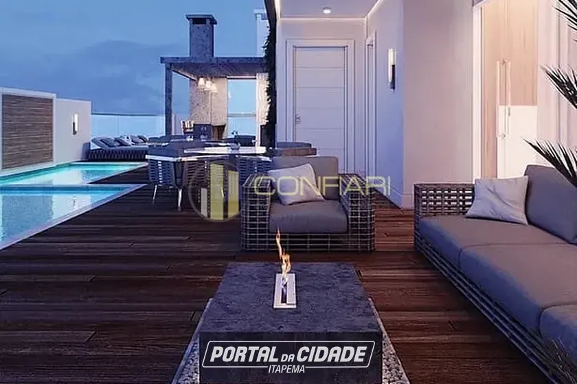 Apartamento &agrave; venda - 126m&sup2; - Meia Praia