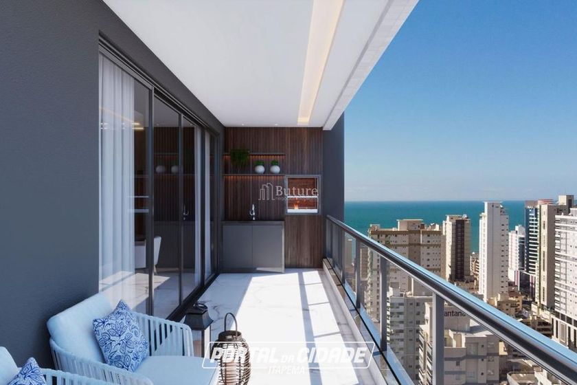 Apartamento &agrave; venda - 123m&sup2; - Meia Praia