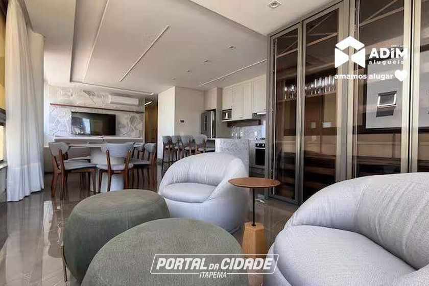 Apartamento para alugar - 119m&sup2; - Praia Brava de Itaja&iacute;