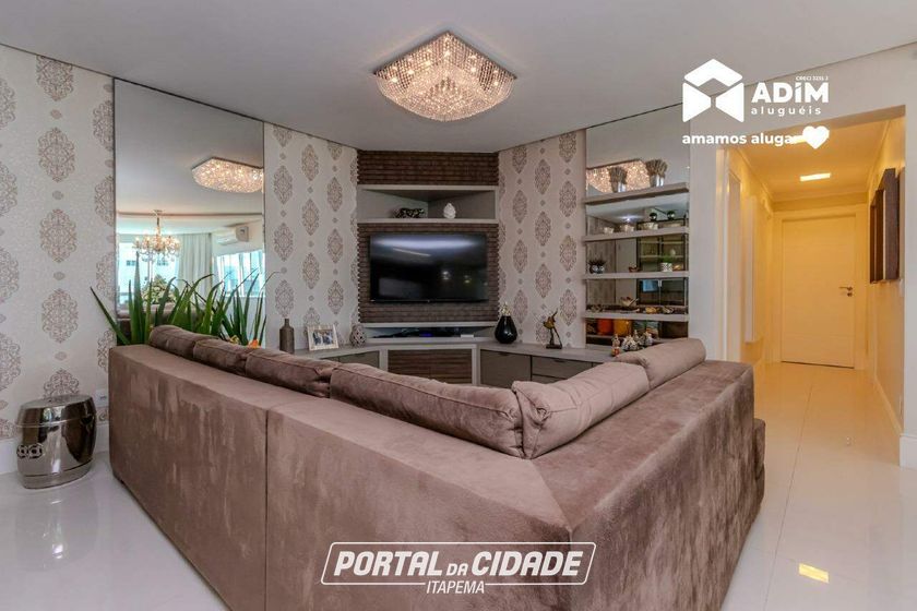 Apartamento para alugar - 128m&sup2; - Centro