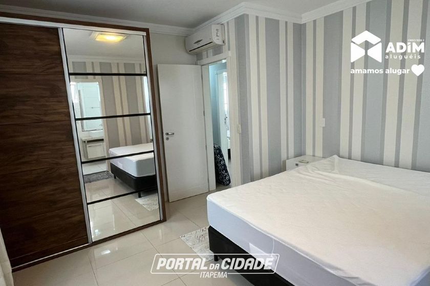 Apartamento para alugar - 110m&sup2; - Meia Praia