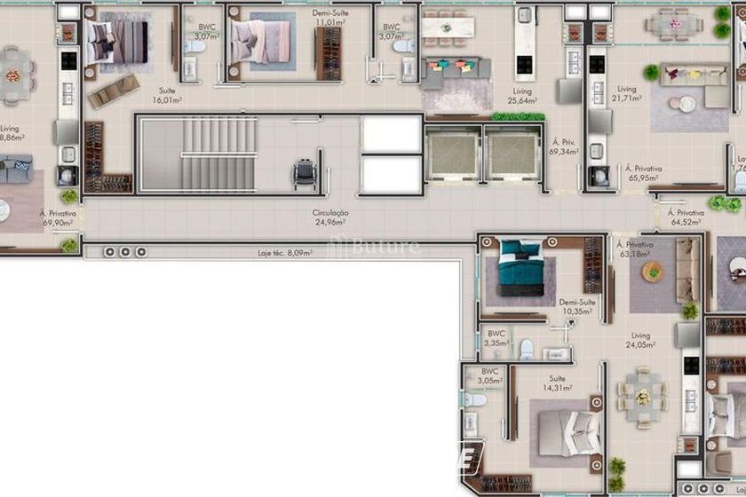 Apartamento &agrave; venda - 67m&sup2; - Morretes