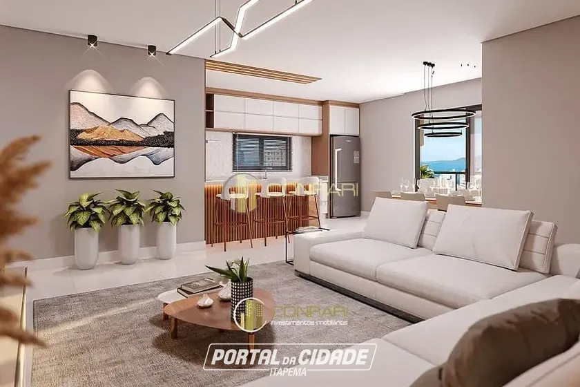 Apartamento &agrave; venda - 133m&sup2; - Meia Praia