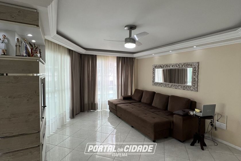 Apartamento para temporada - 95m&sup2; - Meia Praia