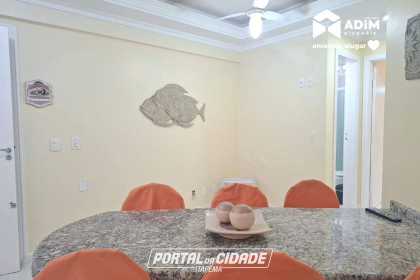 Apartamento para alugar - 64m&sup2; - Meia Praia