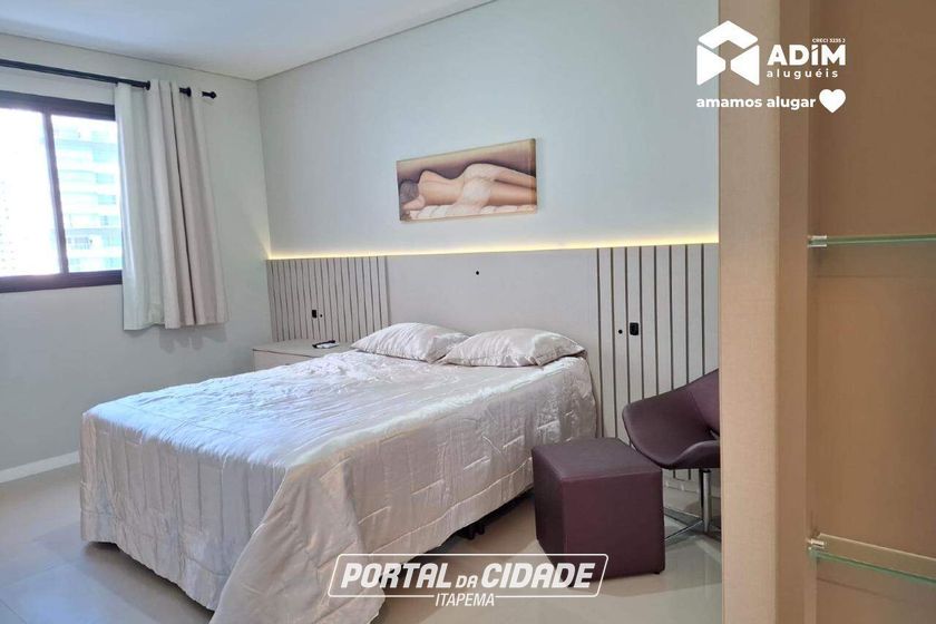 Apartamento para alugar - 123m&sup2; - Meia Praia