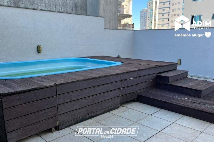 Apartamento para alugar - 160m&sup2; - Meia Praia
