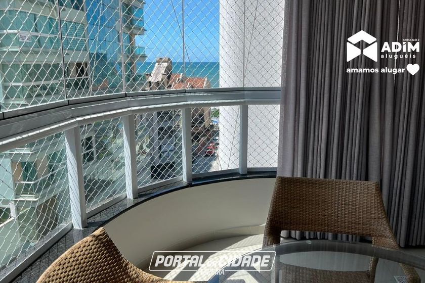 Apartamento para alugar - 110m&sup2; - Meia Praia