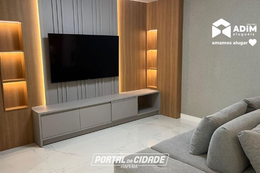 Apartamento para alugar - 160m&sup2; - Meia Praia