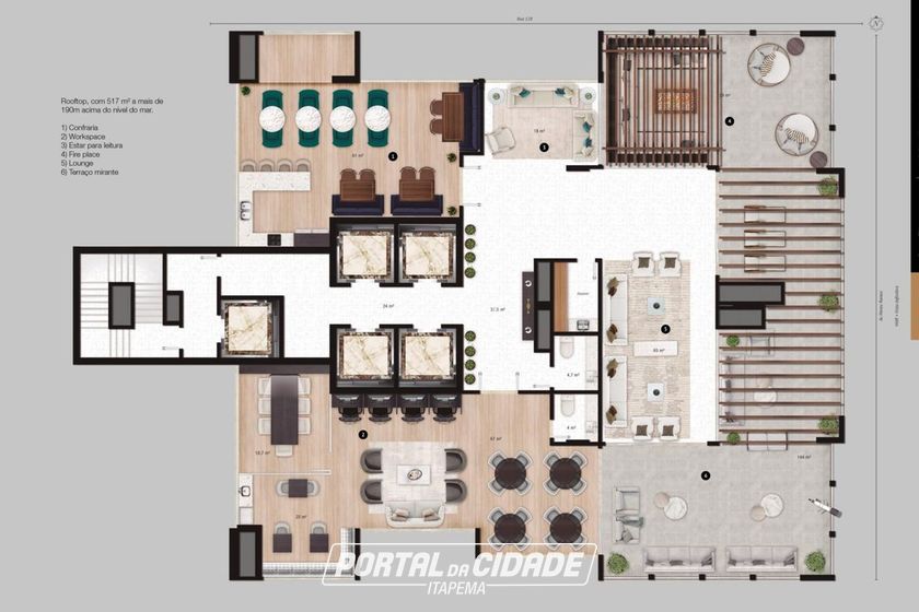 Apartamento &agrave; venda - 164m&sup2; - Centro