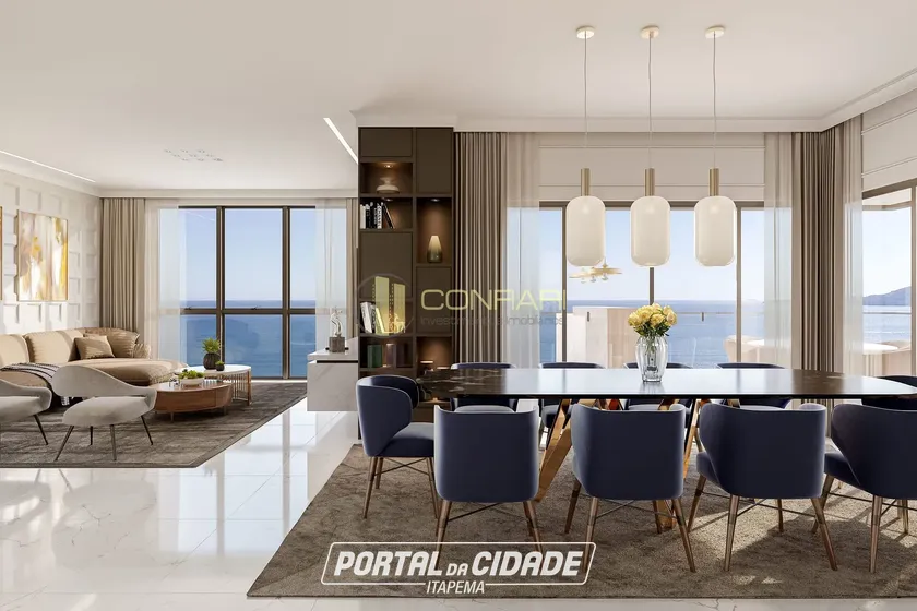 Apartamento &agrave; venda - 262m&sup2; - Meia Praia