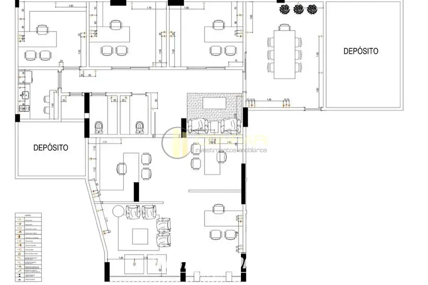 Sala Comercial para alugar - 200m&sup2; - Meia Praia
