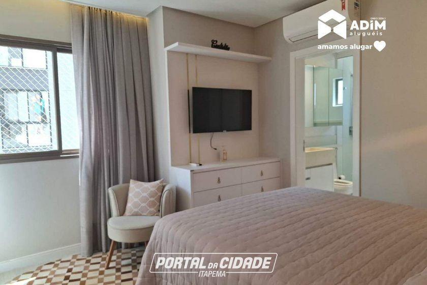 Apartamento para alugar - 145m&sup2; - Meia Praia