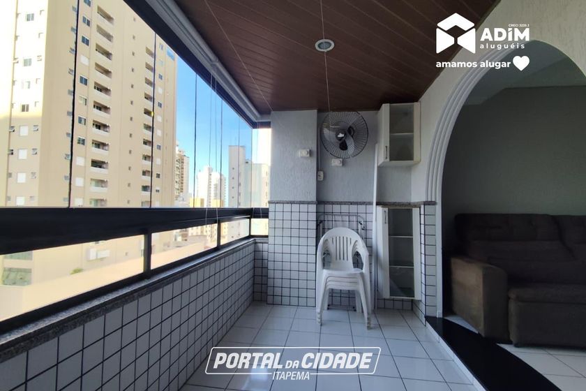 Apartamento para alugar - 90m&sup2; - Centro
