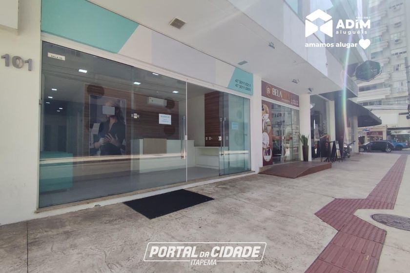 Sal&atilde;o Comercial para alugar - 180m&sup2; - Centro