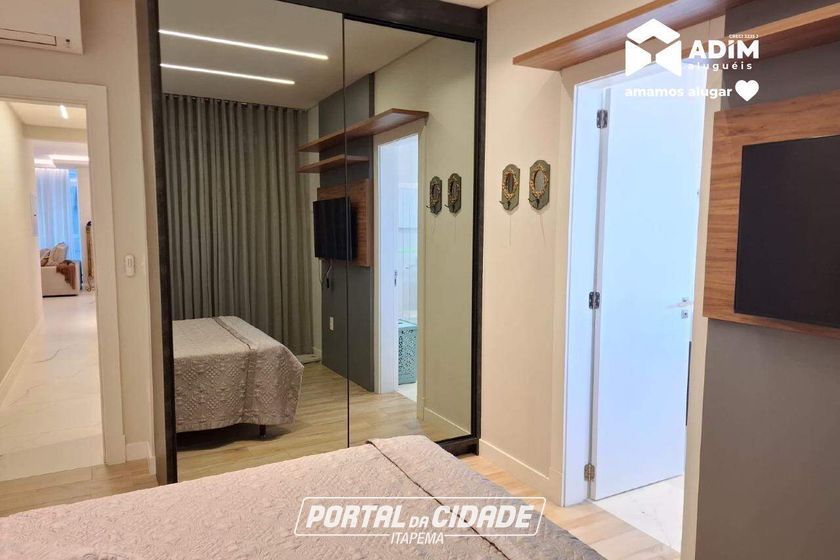 Apartamento para alugar - 132m&sup2; - Meia Praia