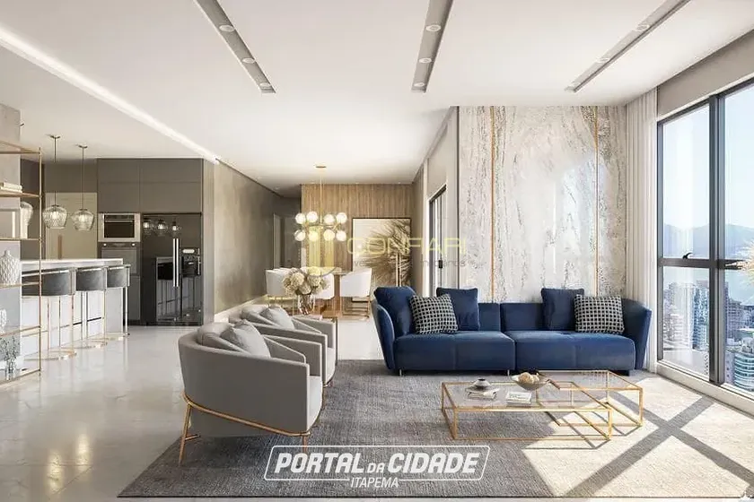 Apartamento &agrave; venda - 150m&sup2; - Meia Praia