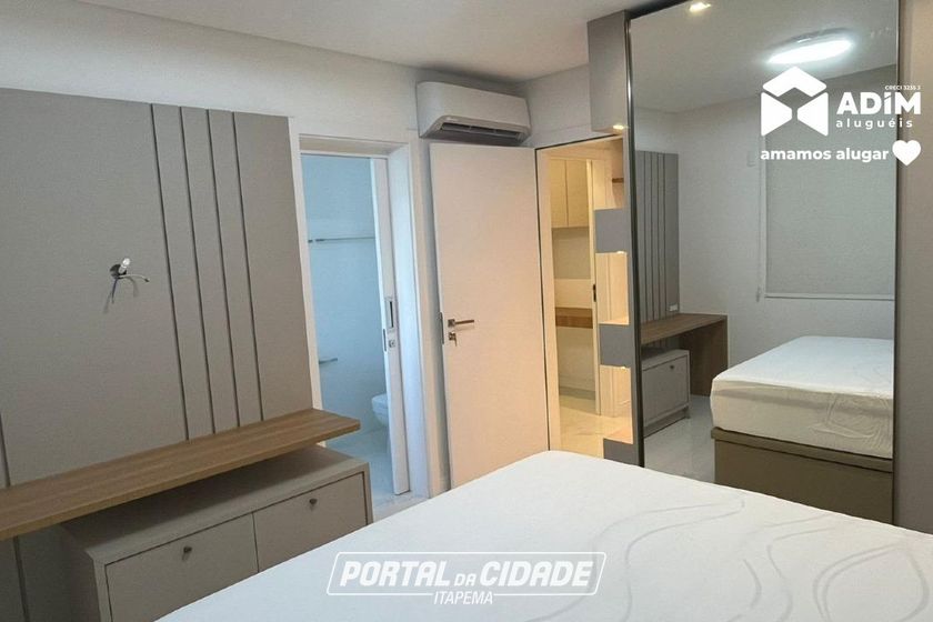 Apartamento para alugar - 160m&sup2; - Meia Praia