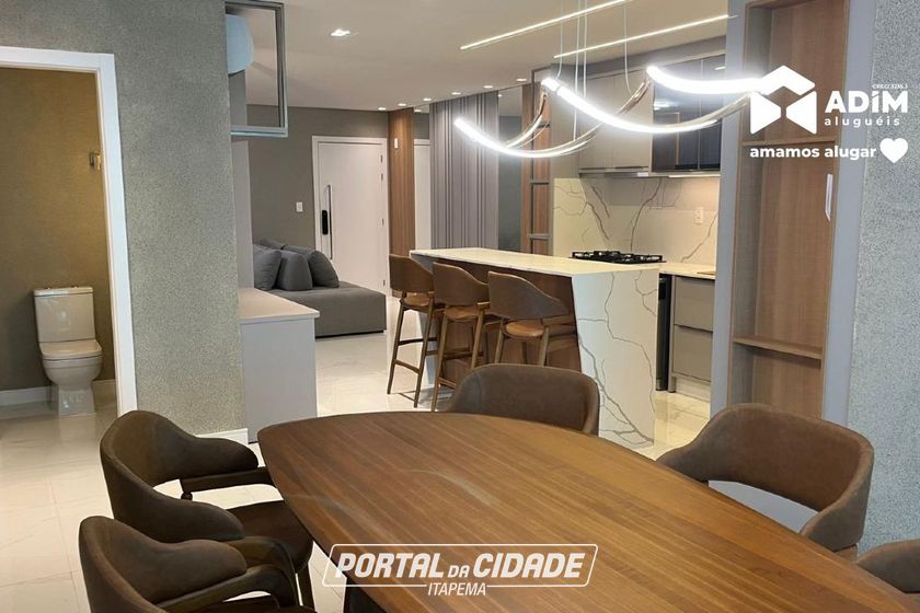 Apartamento para alugar - 160m&sup2; - Meia Praia
