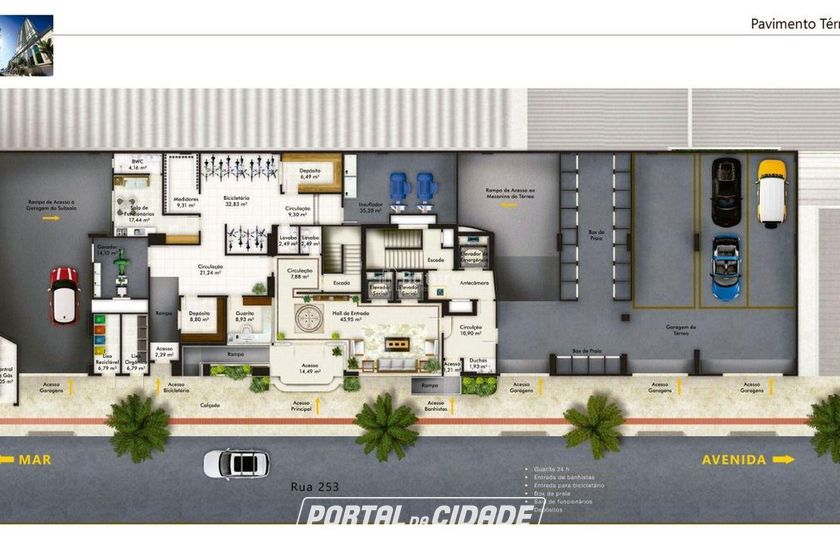 Apartamento &agrave; venda - 180m&sup2; - Meia Praia