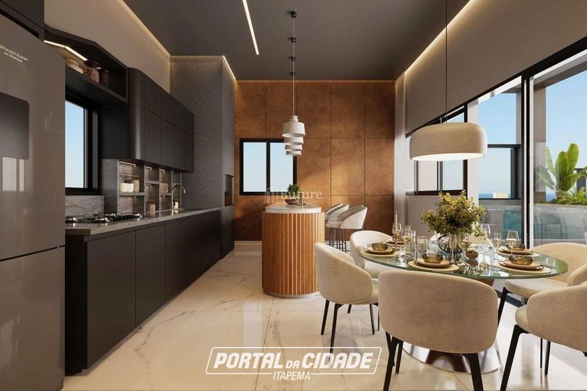 Apartamento &agrave; venda - 63m&sup2; - Meia Praia