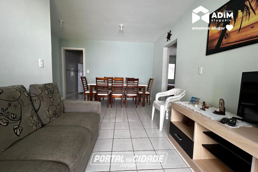 Apartamento para alugar - 61m&sup2; - Meia |Praia