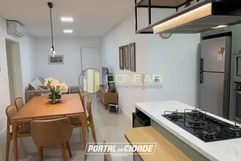 Apartamento para alugar - 95m&sup2; - Meia Praia