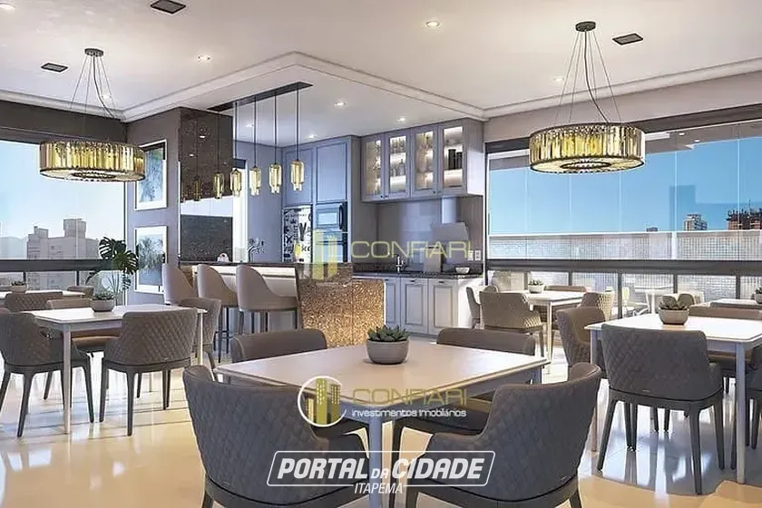 Apartamento &agrave; venda - 93m&sup2; - Meia Praia
