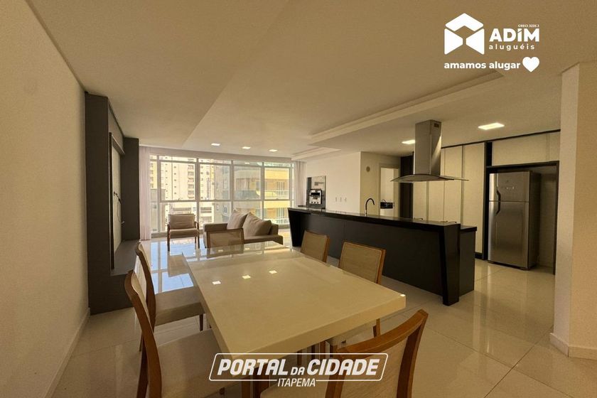 Apartamento para alugar - 190m&sup2; - Meia Praia