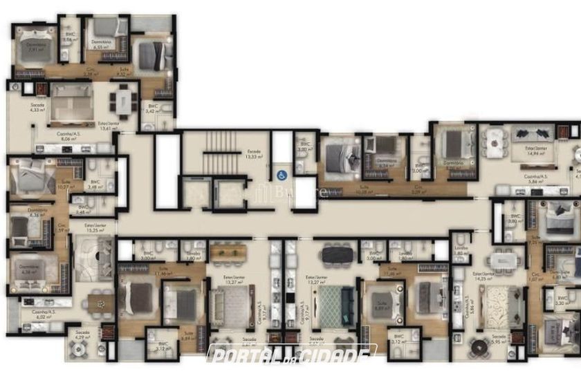 Apartamento &agrave; venda - 70m&sup2; - Morretes