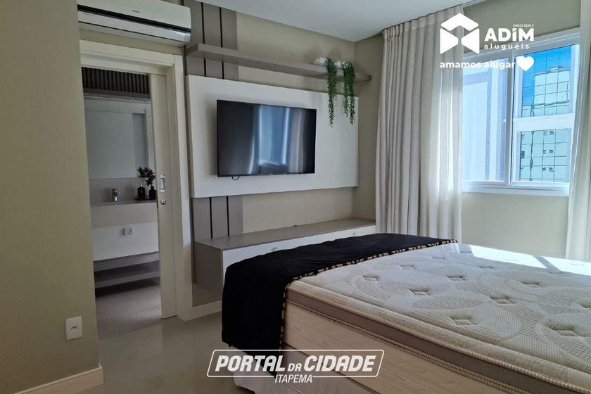 Apartamento para alugar - 142m&sup2; - Meia Praia