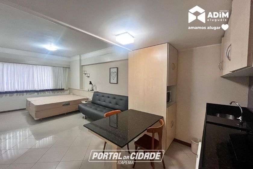 Apartamento para alugar - 25m&sup2; - Centro