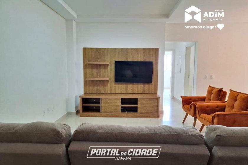 Apartamento para alugar - 134m&sup2; - Meia Praia