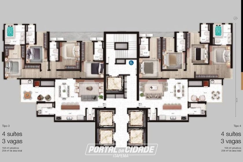 Apartamento &agrave; venda - Centro