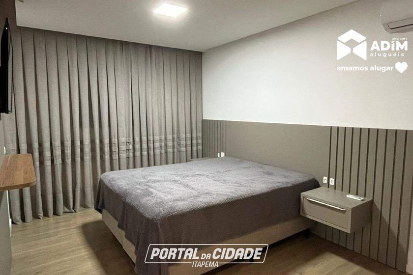 Apartamento para alugar - 200m&sup2; - Meia Praia