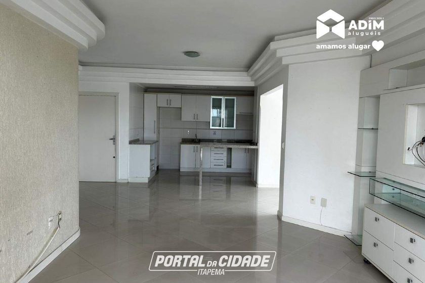 Apartamento para alugar - 140m&sup2; - Meia Praia