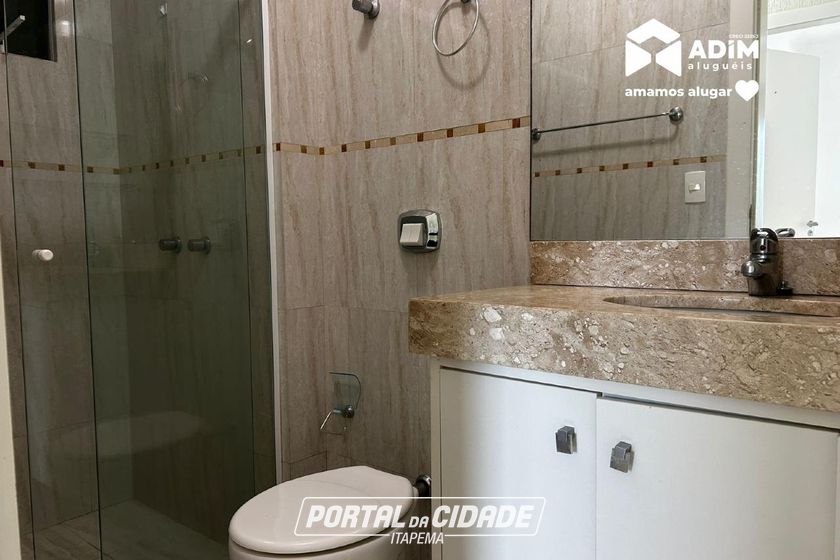 Apartamento para alugar - 140m&sup2; - Meia Praia