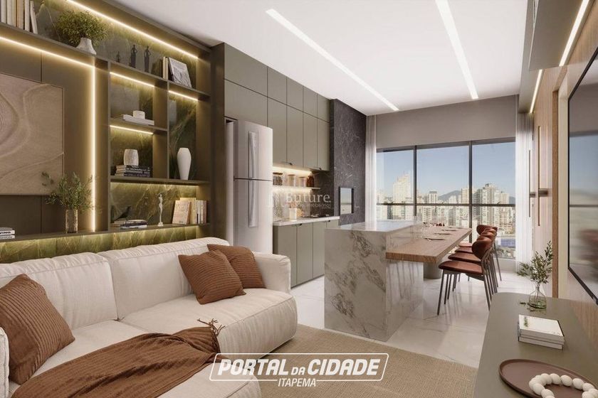 Apartamento &agrave; venda - 63m&sup2; - Meia Praia