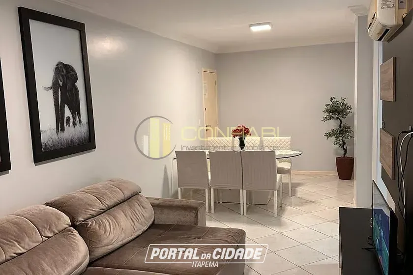 Apartamento para alugar - 98m&sup2; - meia praia