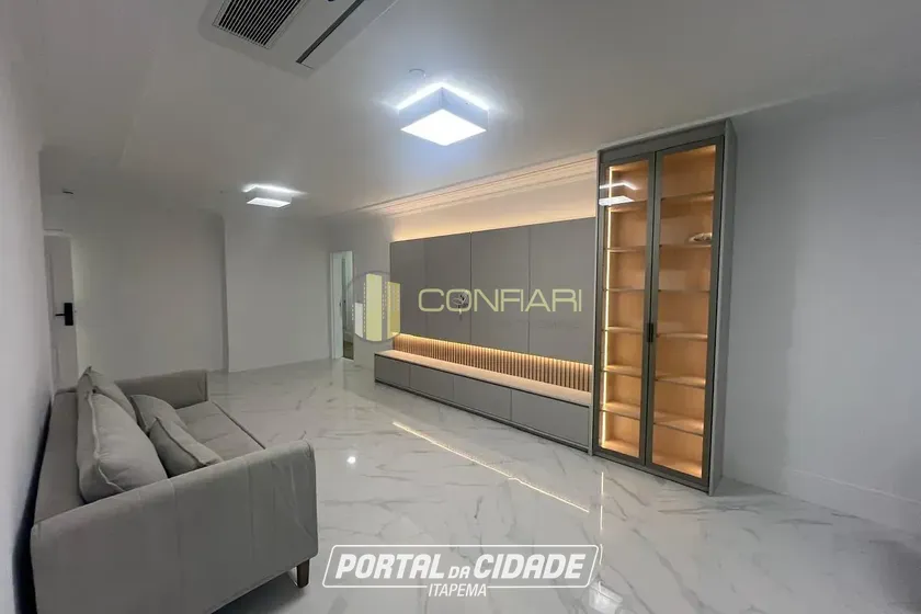 Apartamento para alugar - 187m&sup2; - meia praia