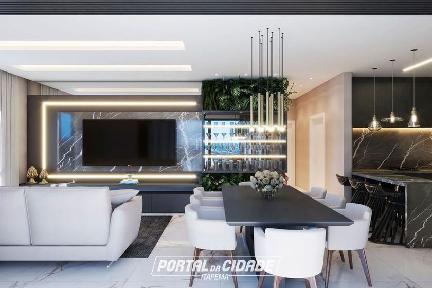 Apartamento &agrave; venda - 123m&sup2; - Meia Praia