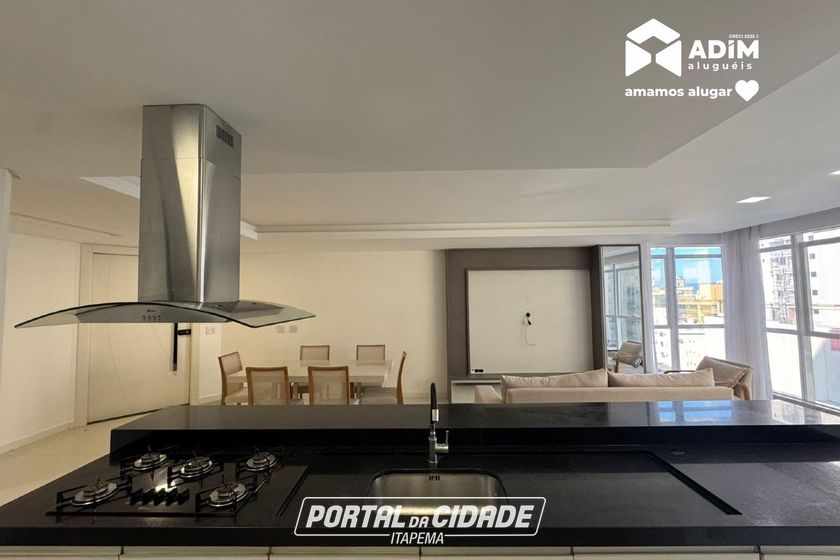 Apartamento para alugar - 190m&sup2; - Meia Praia