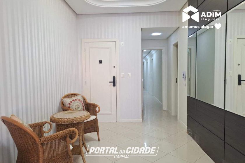 Apartamento para alugar - 172m&sup2; - Meia Praia