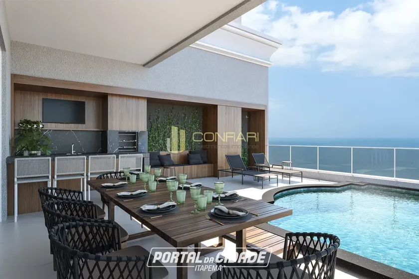 Apartamento &agrave; venda - 213m&sup2; - Meia Praia