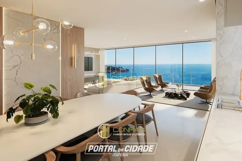 Apartamento &agrave; venda - 229m&sup2; - Centro - Frente Mar