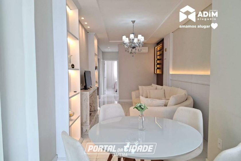 Apartamento para alugar - 93m&sup2; - Meia Praia