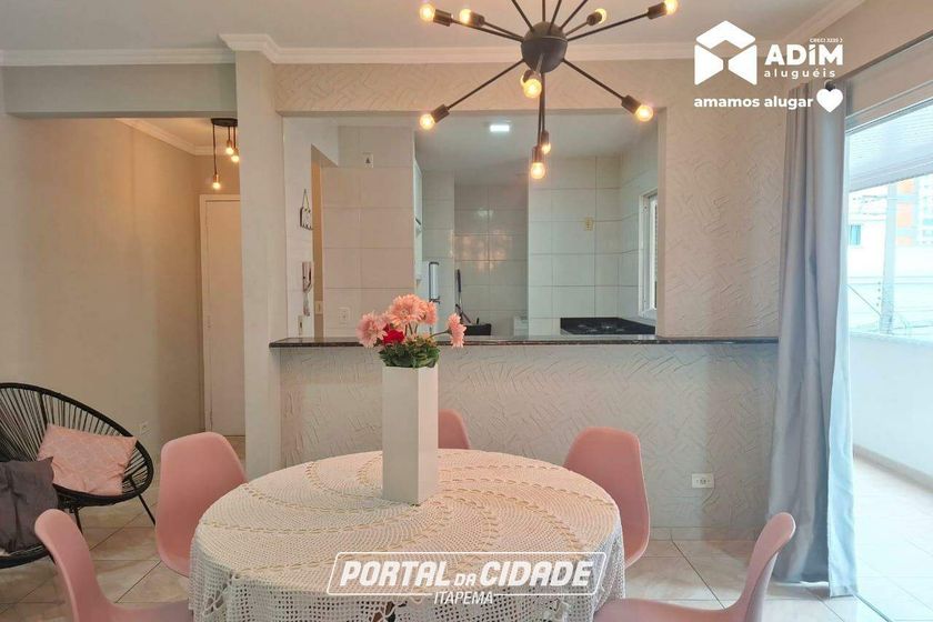 Apartamento para alugar - 111m&sup2; - Meia Praia