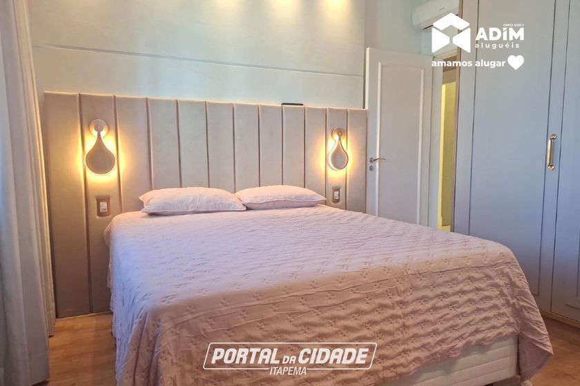 Apartamento para alugar - 127m&sup2; - Meia Praia